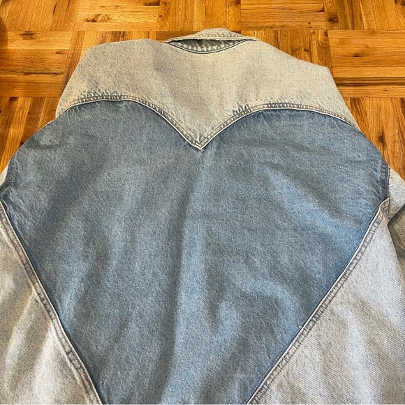 Zara Heart Denim Jacket M - L - Picture 6 of 11